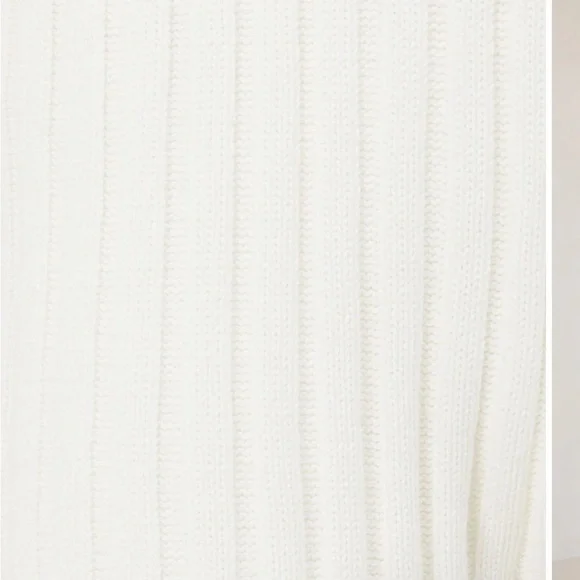 Sabo Skirt White Ribbed Sheath Maxi Dress - Picture 4 of 5